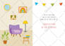 create a hand drawn illustrated invitation, postcard or greeting card design