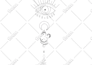 design a custom hand drawn minimalist line art tattoo