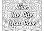 create quotes coloring pages with floral pattern for amazon kdp, etsy