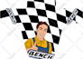 design a logo sticker racing start number