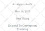 be your google analytics department