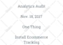 be your google analytics department