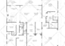 create a 2d architectural rendered floor plan