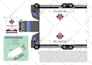 create a simple truck papercraft from your logo