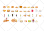 draw food, drinks and any illustrations a cooking theme