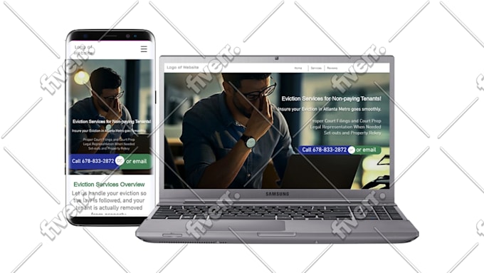 design single page wix website