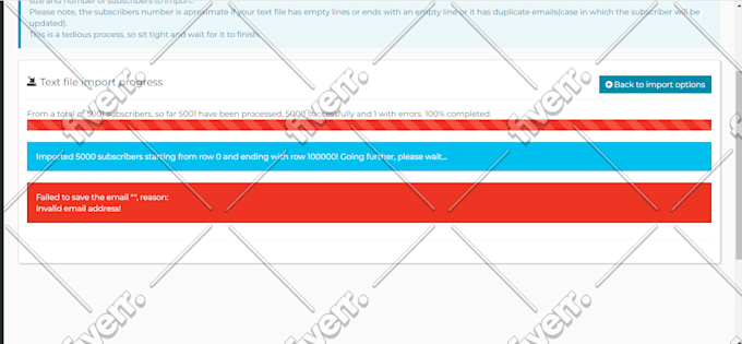 send bulk email with text, html,images