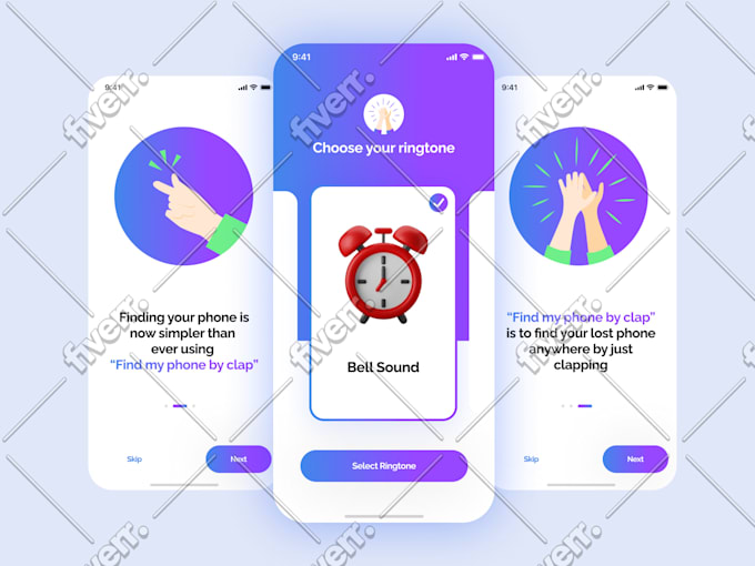 create mobile app UI UX design in figma for startups and saas