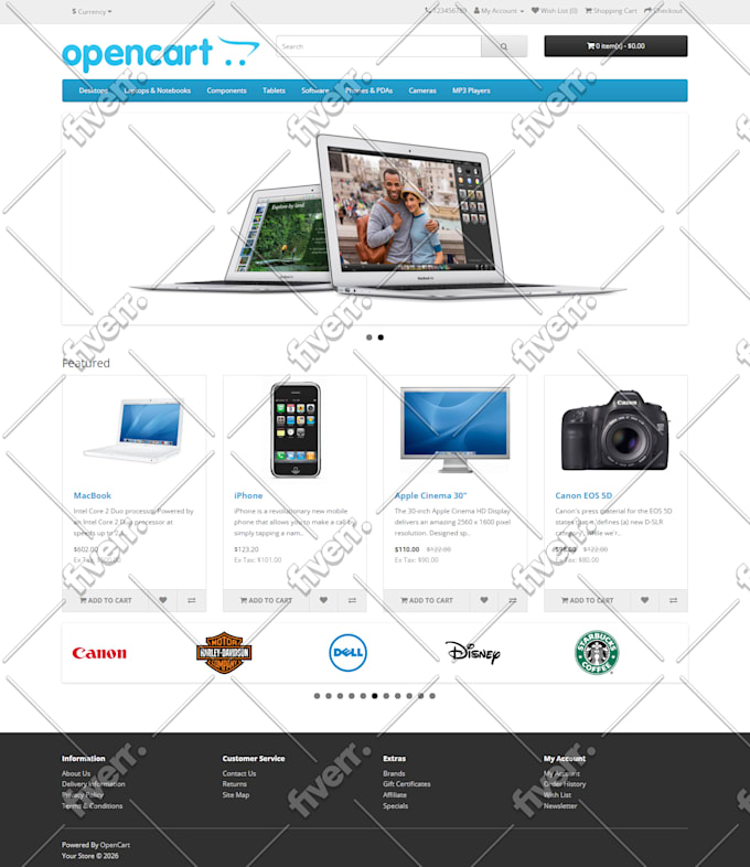 fix any issues and bugs in opencart store
