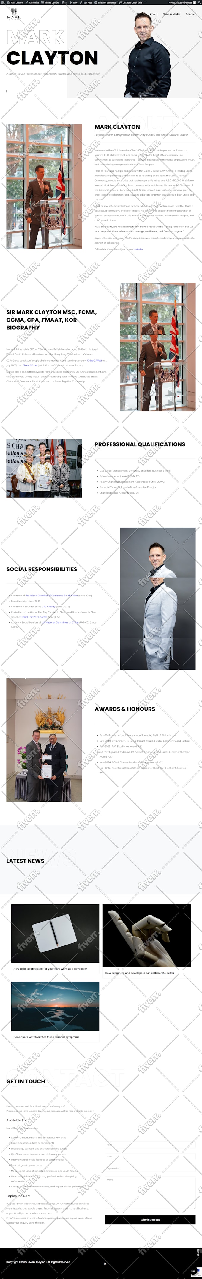 build wordpress website, revamp or redesign  wordpress website