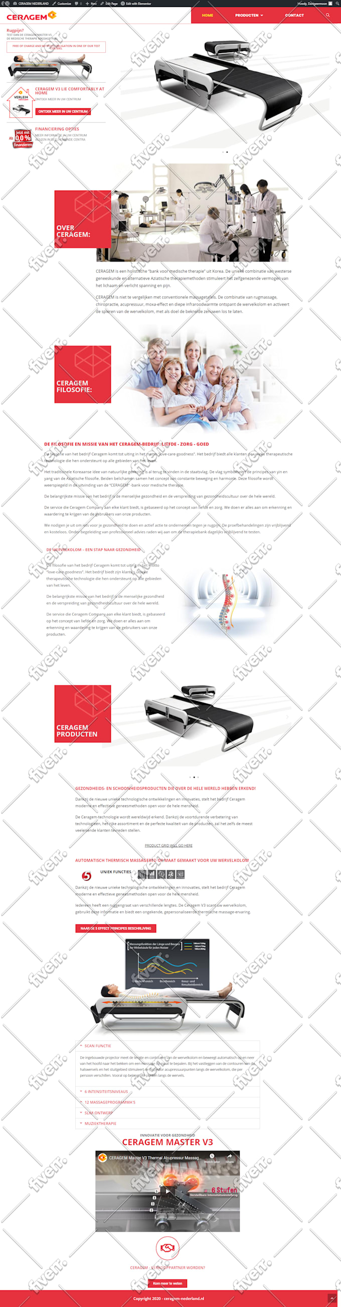create wordpress website and store, shoping cart
