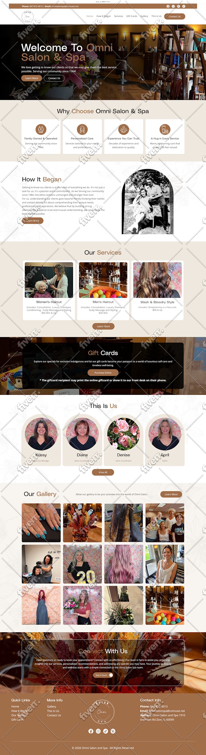 build, design, or redesign your professional wix website