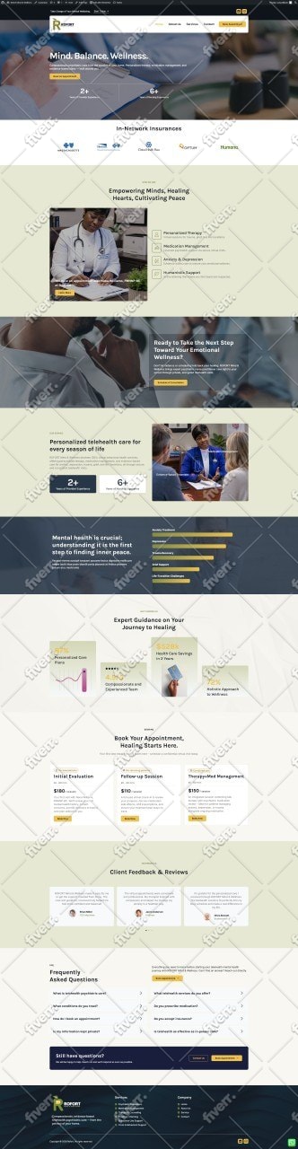 build wix website design, wix website redesign, or wix business website design