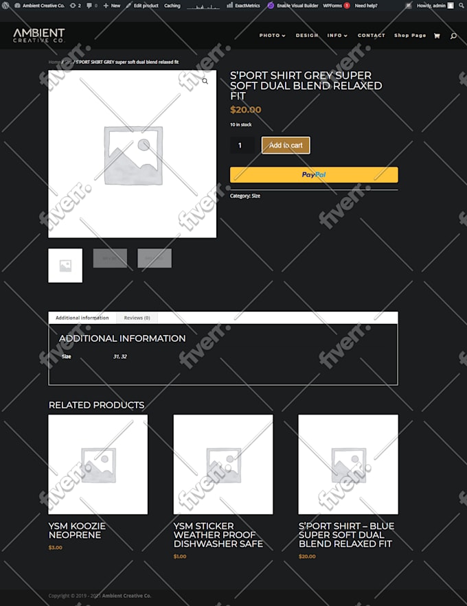modern UI UX website and landing page design