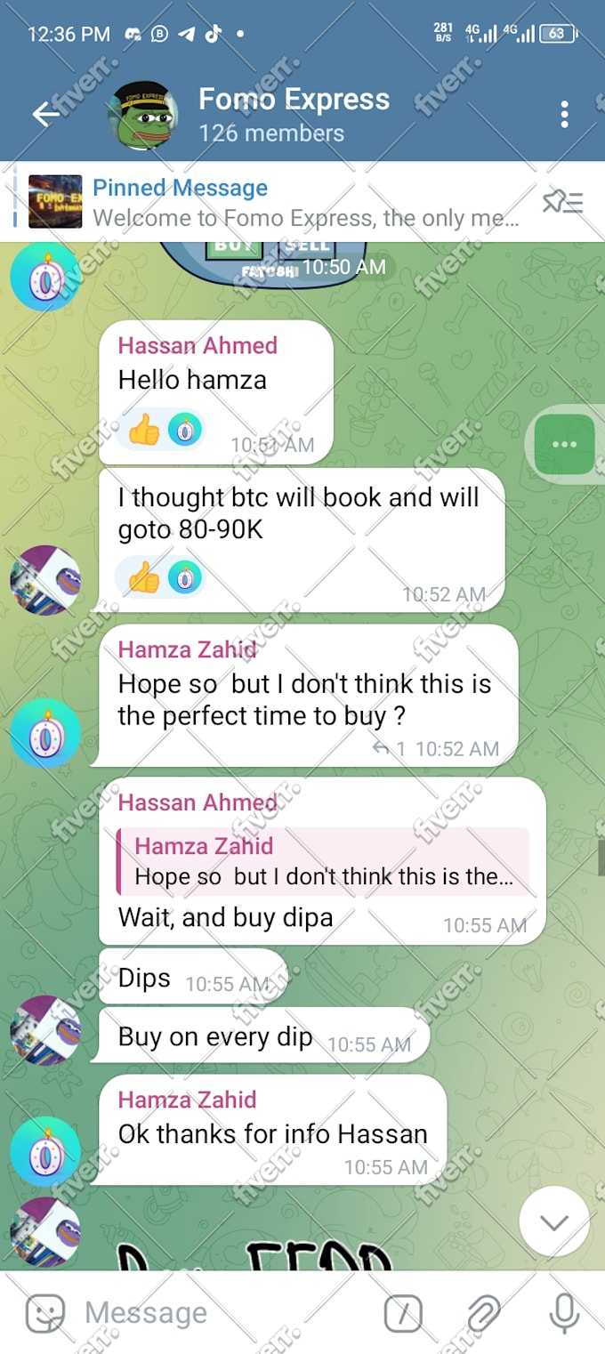 discord chat and hype project with chatters as moderator
