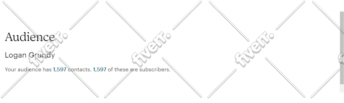 set up your mailchimp account and import contacts