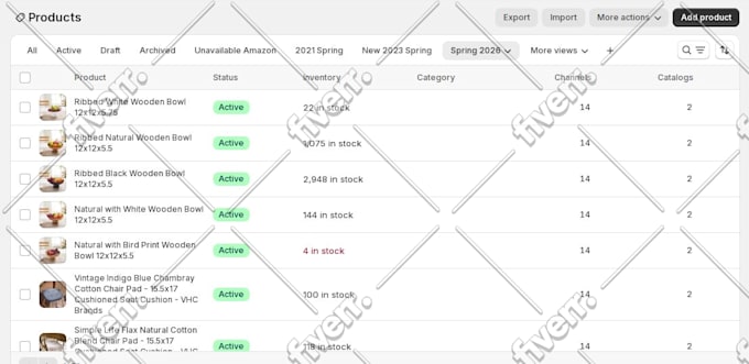 convert any vendor file into shopify CSV format or bulk import simple products