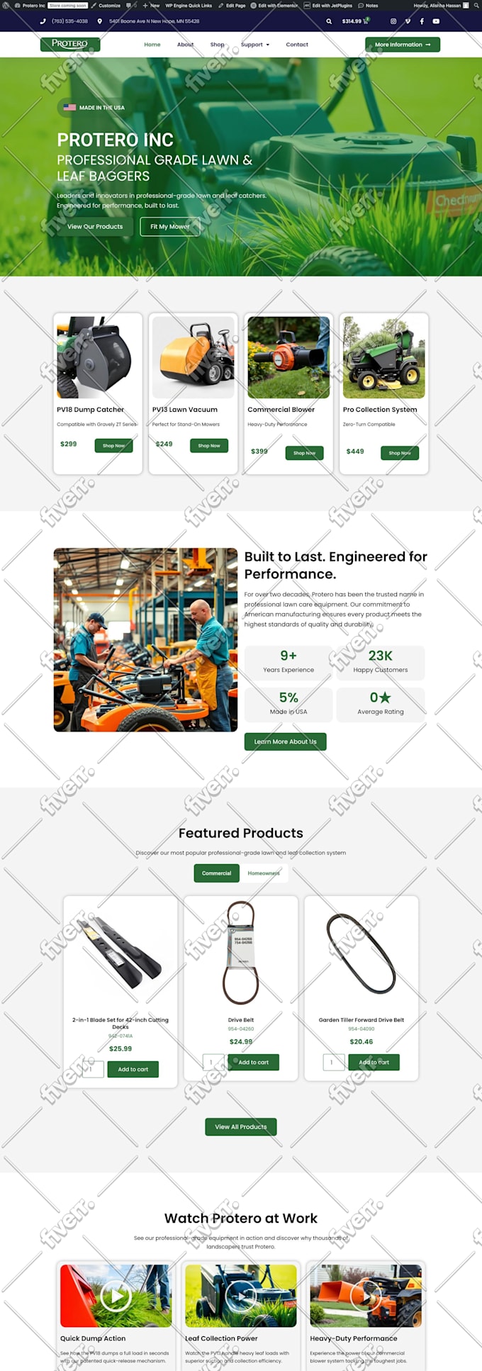 build a wordpress website with divi or elementor, or convert figma,xd,PSD to wp