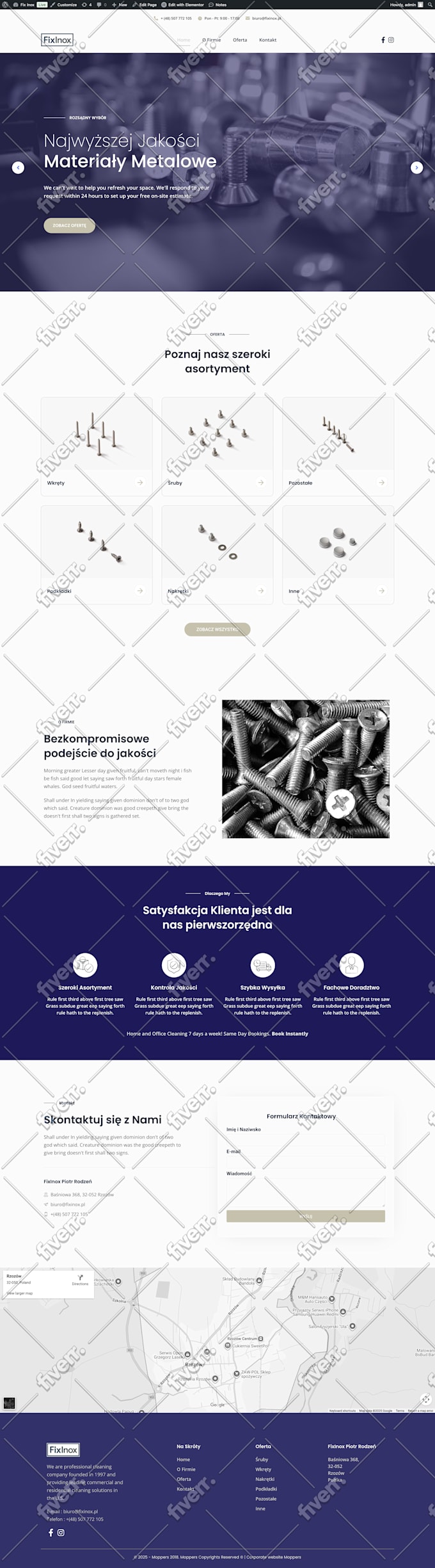 do wordpress site from figma design using elementor