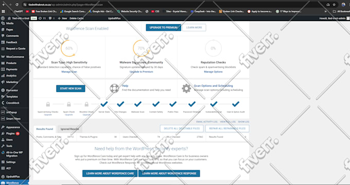 remove malware, fix hacked wordpress website, and stop redirects
