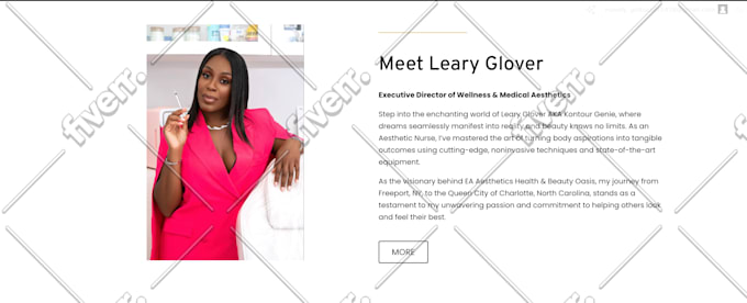 create impressive and responsive website for makeup artist