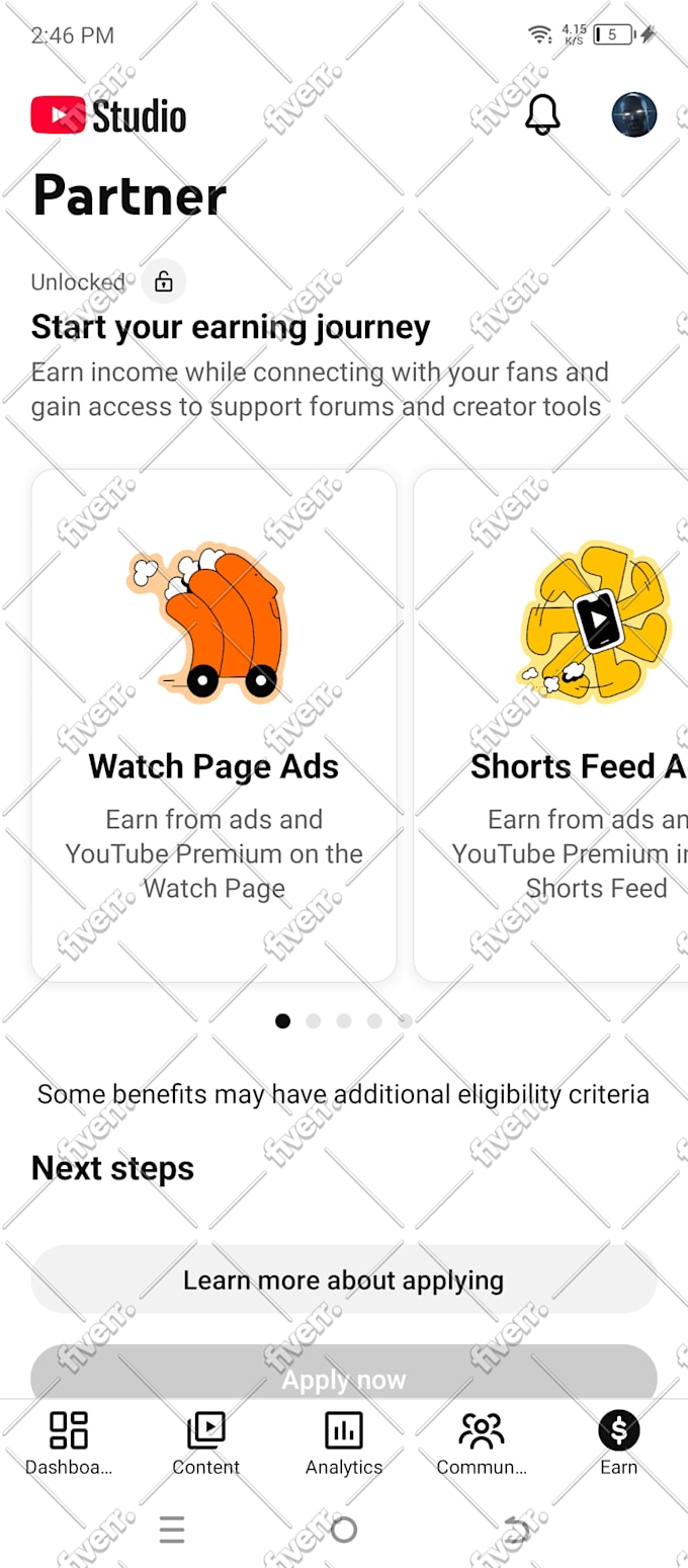 do complete youtube promotion for monetization