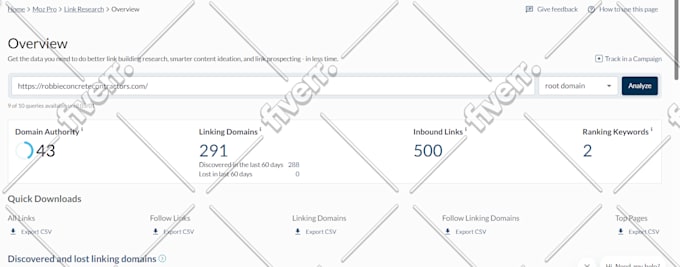 increase domain rating dr 40 60 70 and domain authority da50