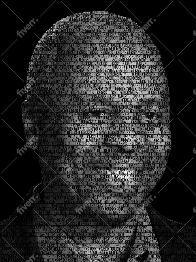 create the best text portrait with your photo