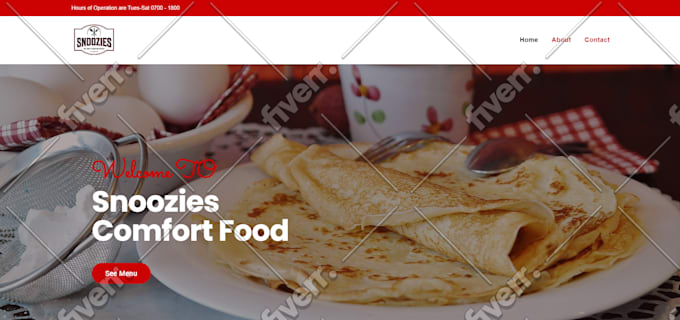 create restaurant booking catering food delivery website