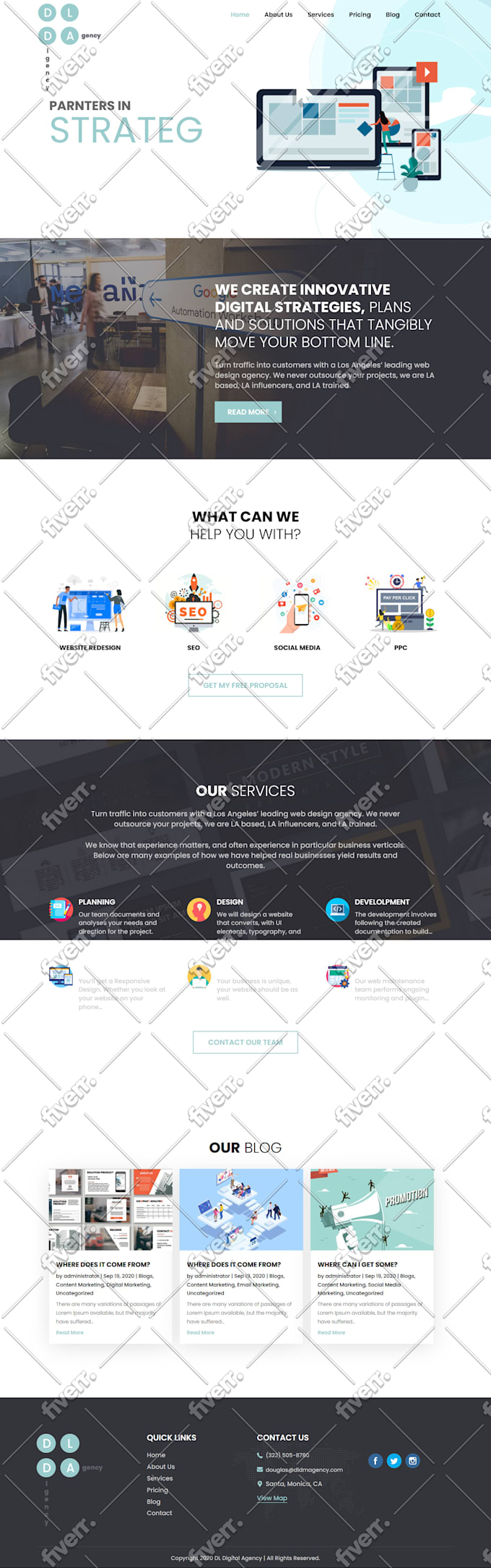build wordpress website, divi, avada theme or any