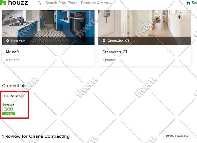 get you a houzz badge