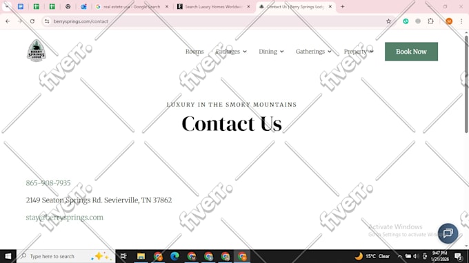 contact us or web forms submissions manually