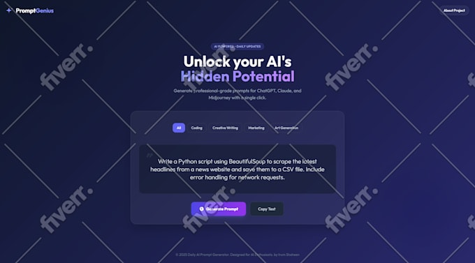 develop ai website, ai chatbot, ai web application, ai software developer