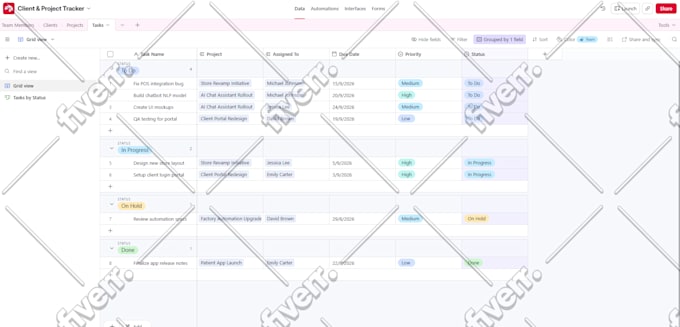 build airtable softr dashboards, databases and automations