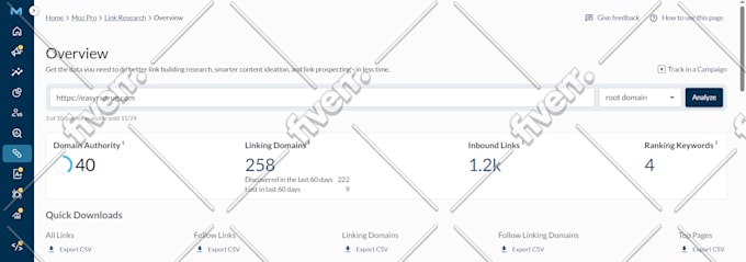increase domain rating dr 40 60 70 and domain authority da50