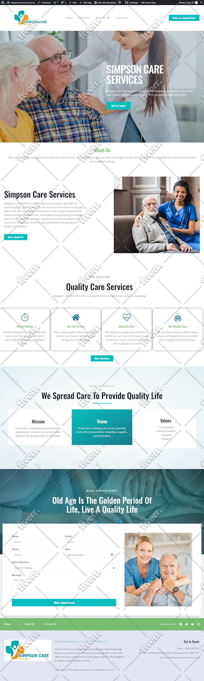 design digital marketing agency website