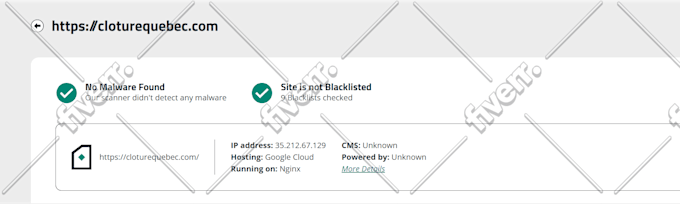 removed malware virus from a hacked wordpress website