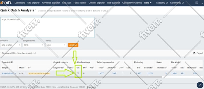 increase url rating ahrefs ur 80 plus with SEO backlinks