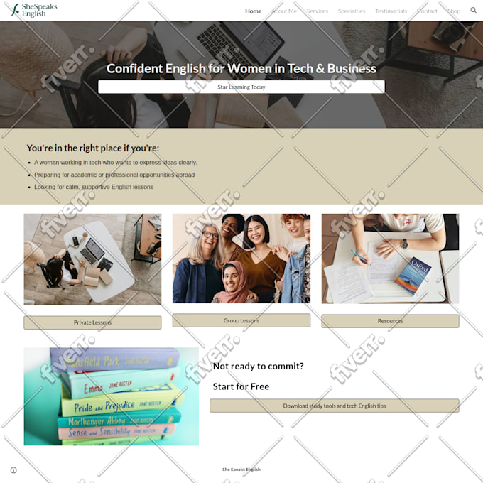 design a professional google sites website for your business