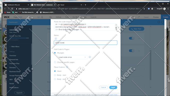 set up google tag manager