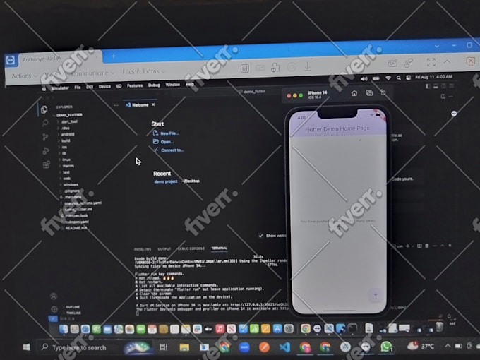 install flutter setup on your windows or mac