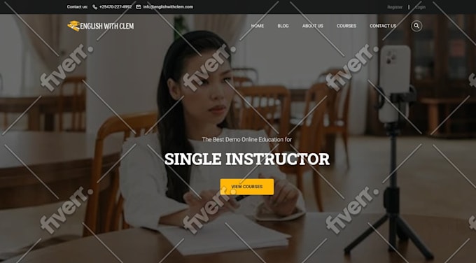 create online course selling website in wordpress