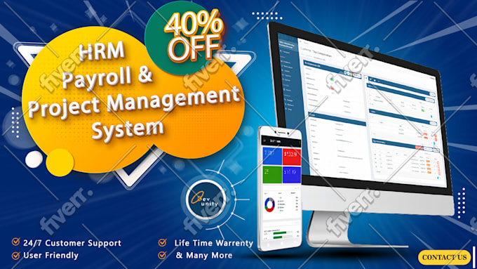 install hrm, payroll, project management system lifetime licence 50 usd