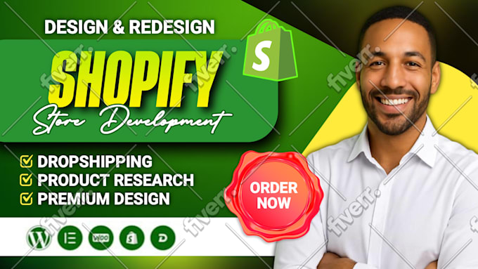 build and redesign shopify store, shopify dropshipping store as shopify expert