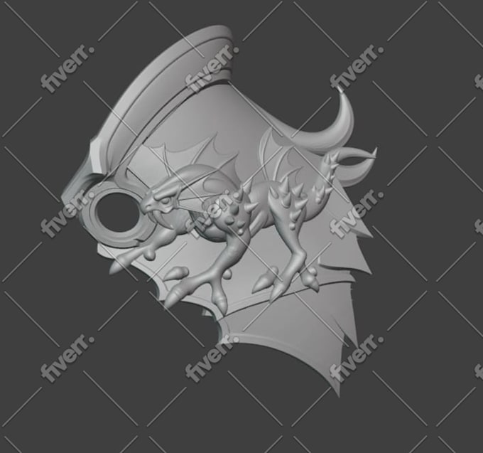 create a detailed 3d character sculpt for 3d printing