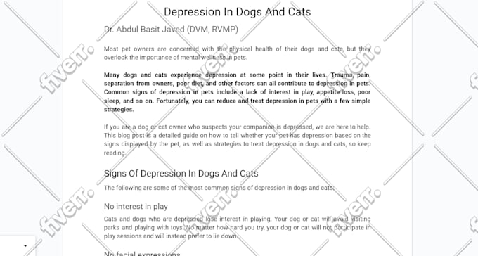 write engaging pet articles and blog posts
