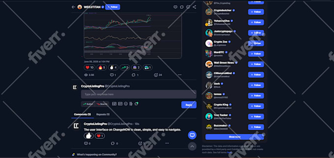 list your token and coin on coinmarketcap or coingecko