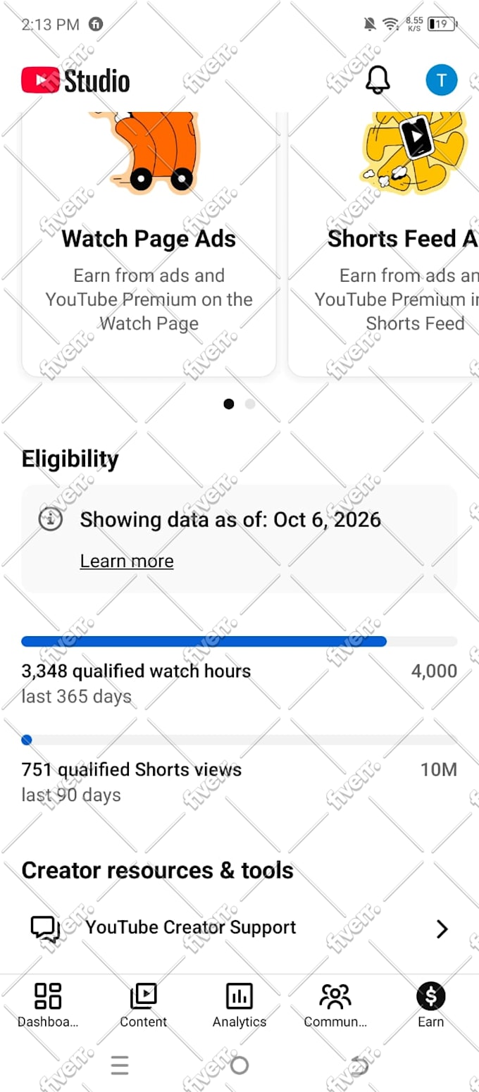 do complete youtube channel promotion for monetization