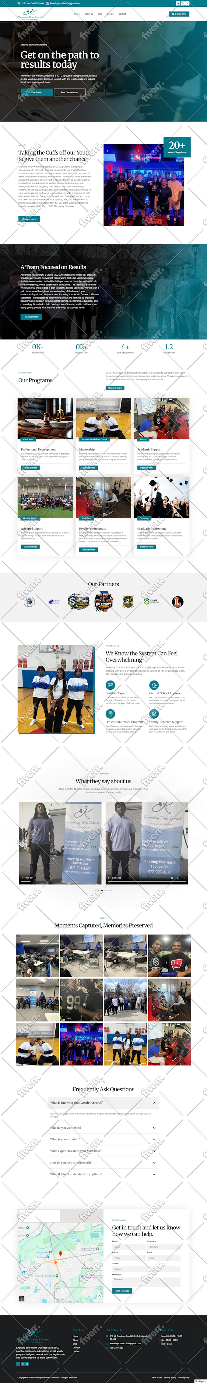 design, redesign a modern wordpress website development with elementor pro