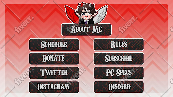 create cute customized twitch overlay